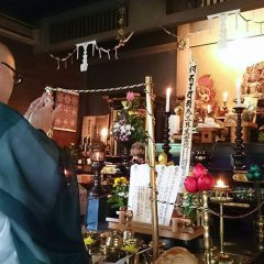 お盆棚施餓鬼